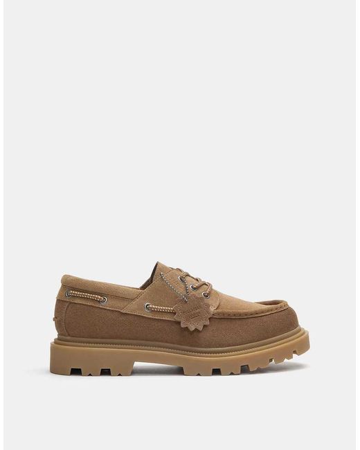 Scarpe Da Barca di Pull&Bear in Brown da Uomo