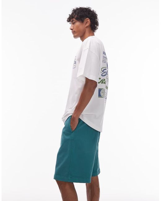 Carhartt Green Floyde Relaxed Fit Short for men