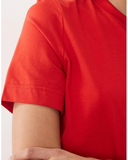 ARKET Red Pure Cotton T-Shirt