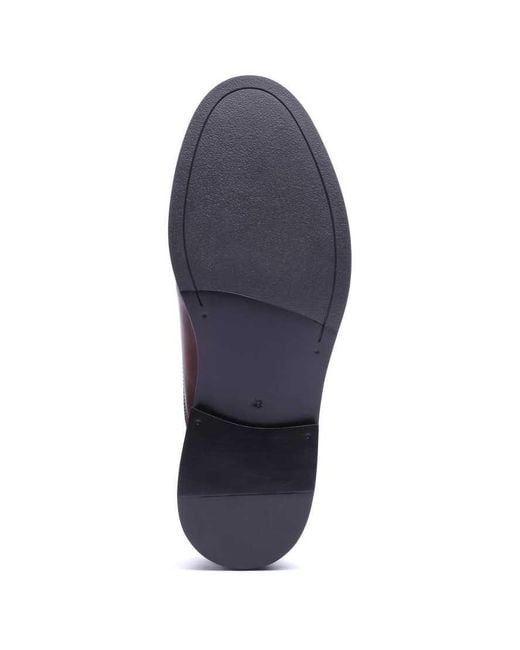 Base London Purple Roma Toe Cap Shoe for men
