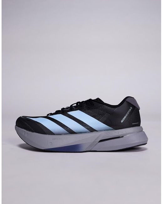 Adidas Originals Gray Adidas Running Adizero Boston 13 Trainers for men
