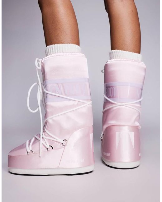Moon Boot Purple Moonboot Icon High Pearly Snowboot