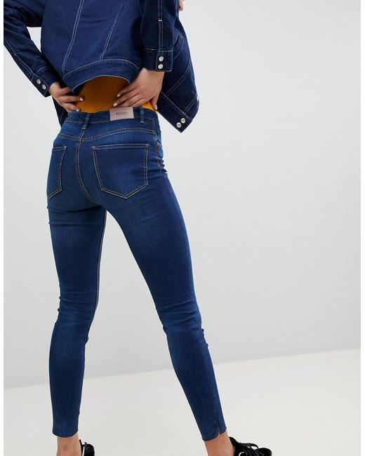 Stradivarius Denim Regular Waist Skinny 