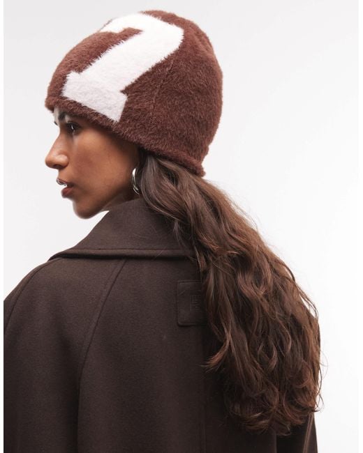 Collusion Brown Number Beanie