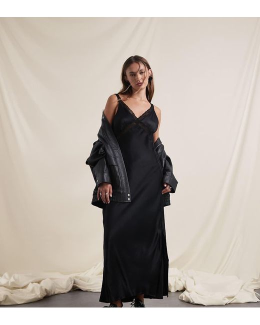 adidas Originals x ASOS Black Satin Dress