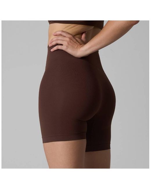 agon® Brown High Waist Legging Short