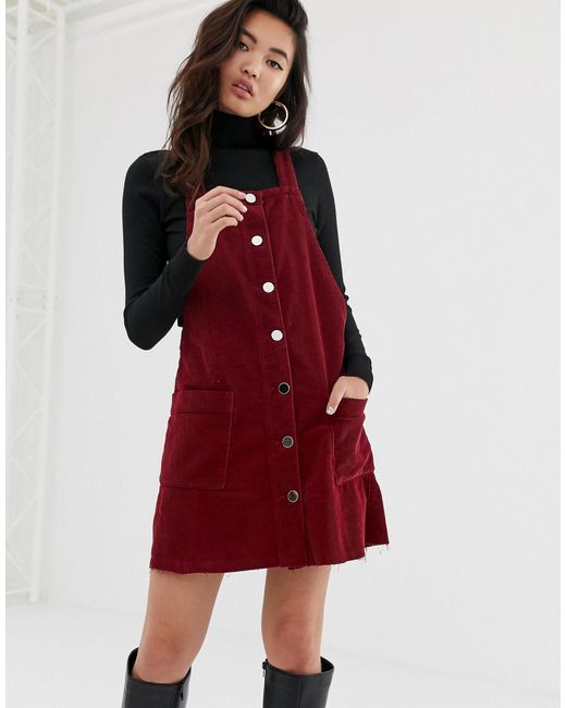 Cordkleid damen rot Clearance