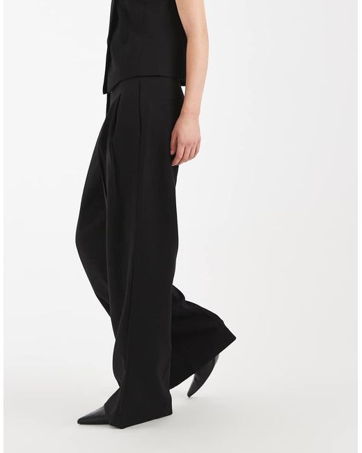 Vero Moda Black Mix & Match Wide Leg Tailored Trousers