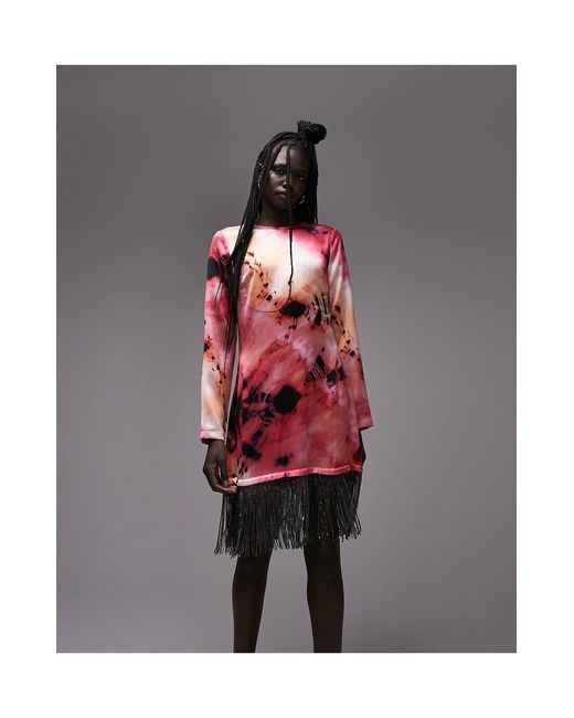 Topshop tassel hotsell dress