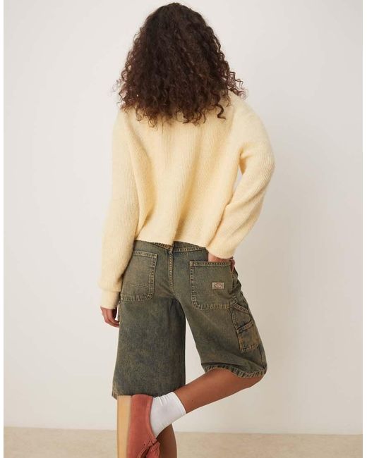Dickies Natural Denim Carpenter Jorts