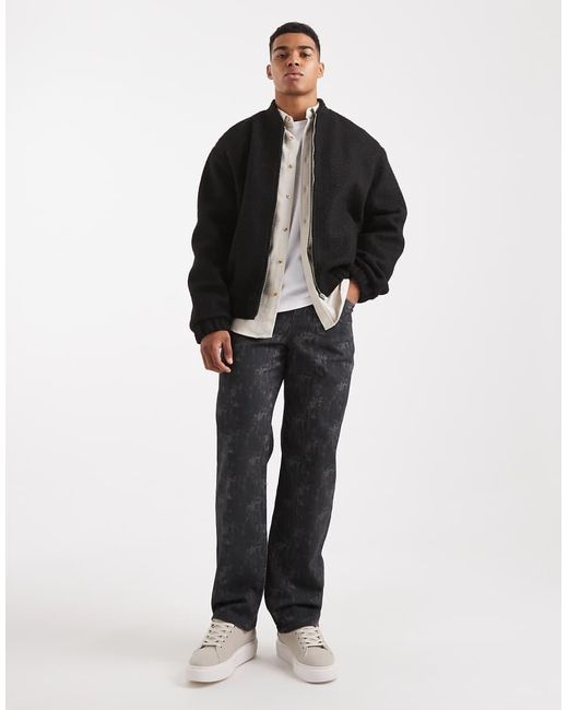 ASOS Black baggy Jeans for men