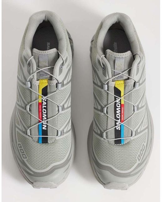 Salomon Gray Xt-6 Trainers
