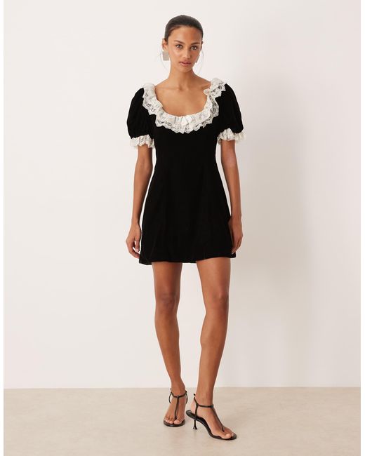 for love and lemons black velvet dress Slim Fit Knit Black and White Dot Dress Shirt – Perry Ellis
