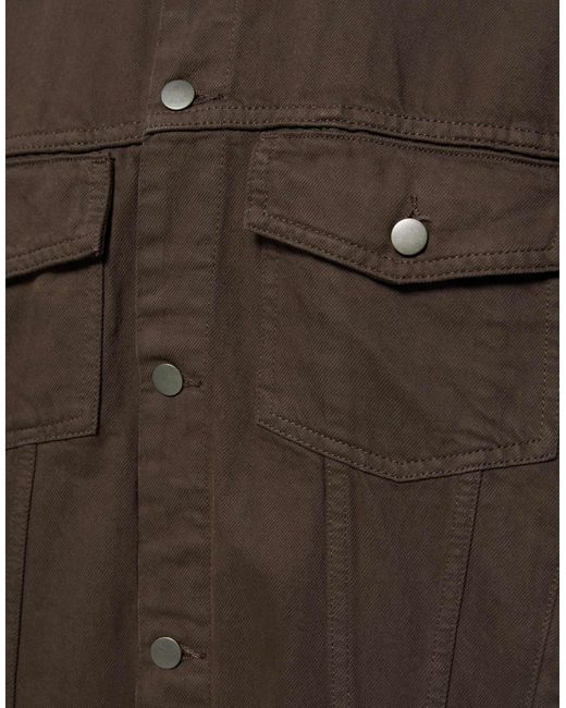Veste trucker Pull&Bear pour homme en coloris Green