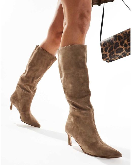 Steve Madden Brown Lavan Knee Boot