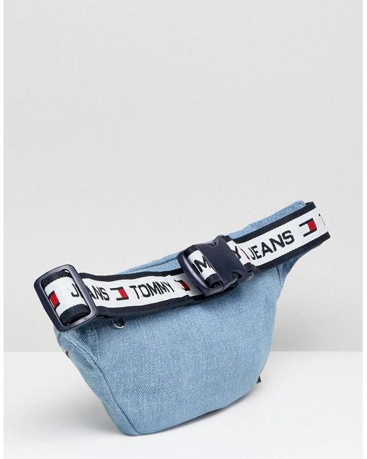 Tommy Hilfiger Tommy Jeans 90s Capsule 5.0 Denim Fanny Pack in Blue | Lyst