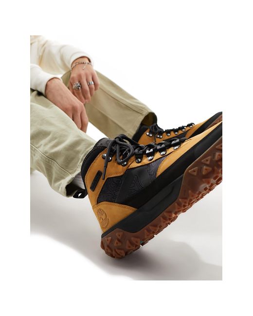 Timberland – gs motion 6 – boots aus nubukleder in Metallic für Herren