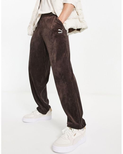 PUMA Brown Classics Cord Trousers for men