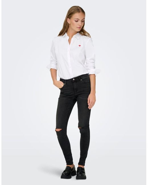 Camicia Bianca di Jdy in White