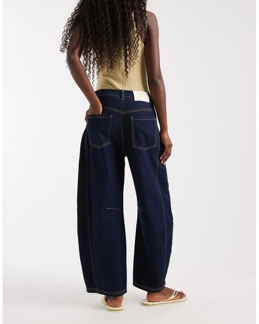 Muse Assembly Blue Liane Barrel Jeans
