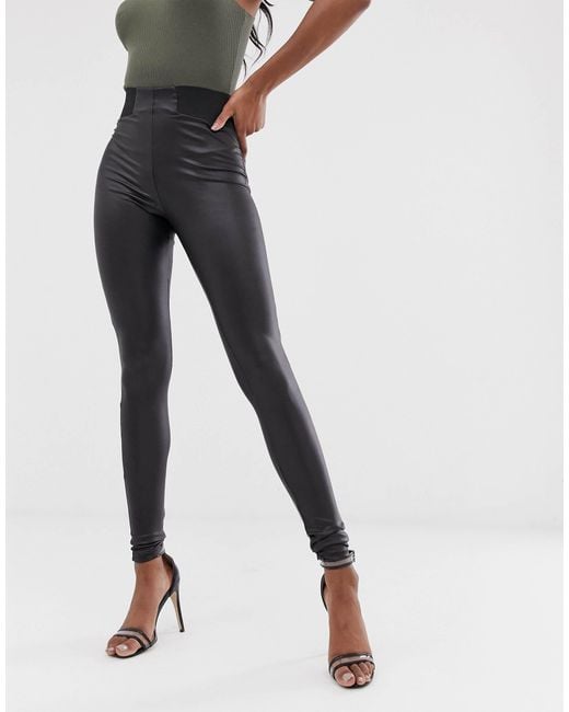New Look Tall Leather Leggings Women's