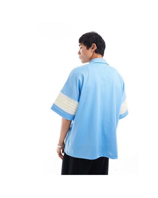 Camisa azul y blanco hueso Adidas Originals de hombre de color Blue