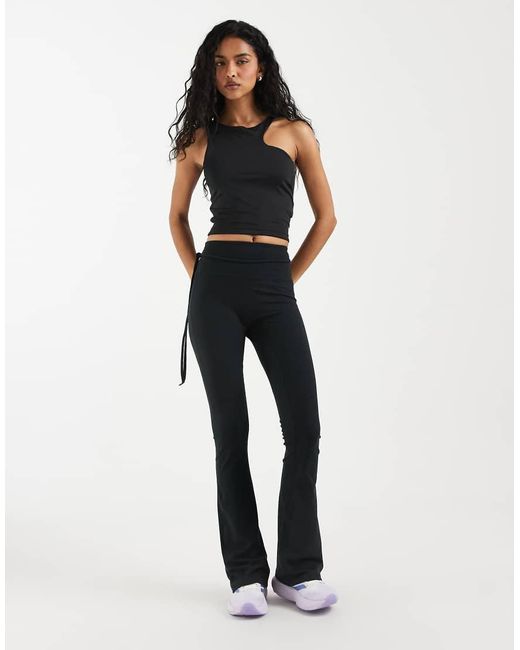 Adidas Originals Black Adidas Training Yoga All Me Cut Out Vest