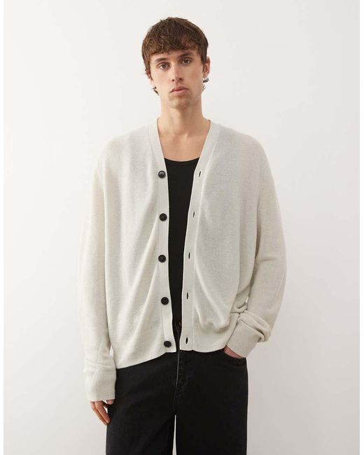 Weekday Natural Cardigan for men
