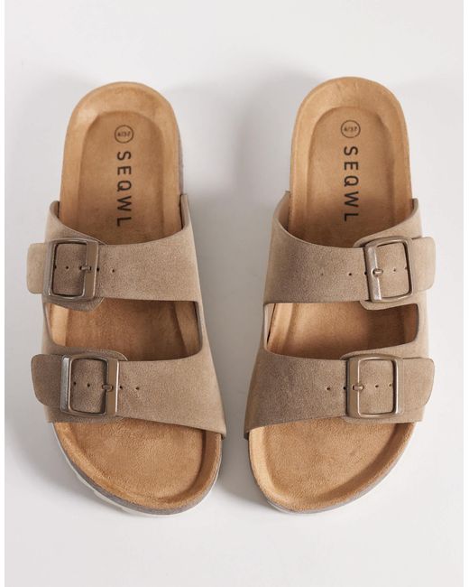 SEQWL Brown – olsen – sandalen