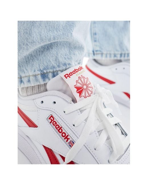 Reebok bianche cheap e rosse