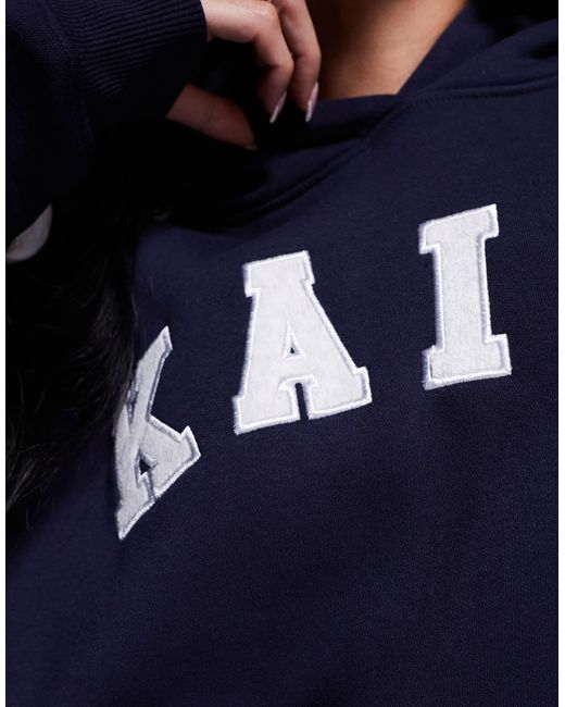 Kaiia Blue – oversize-kapuzenpullover