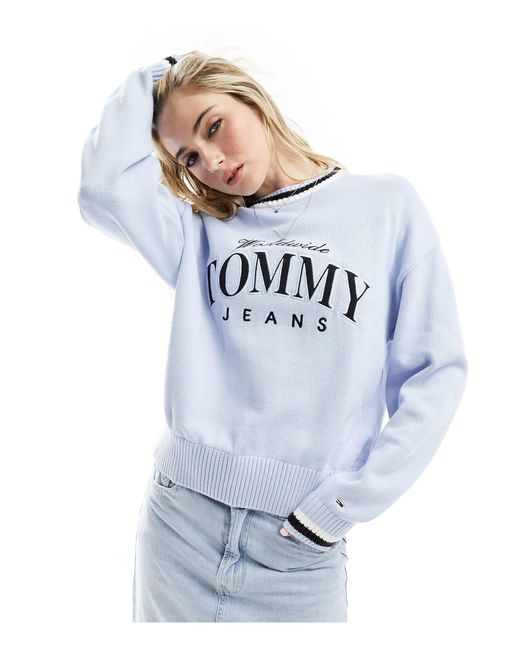 Tommy Hilfiger White – college-pullover