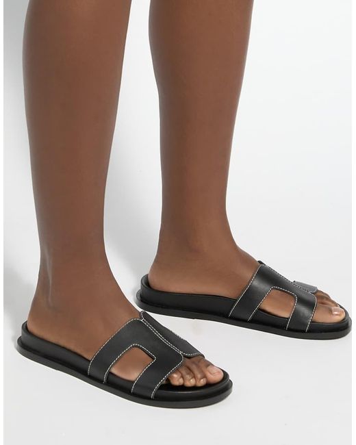 Dune Blue Loupas Casual Sandals
