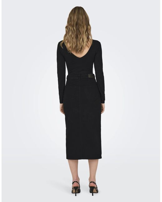 ONLY Black – jeansrock