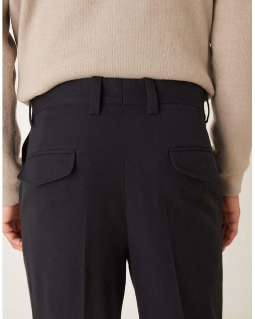 Mango Natural Wool Mix Tailored Trouser for men