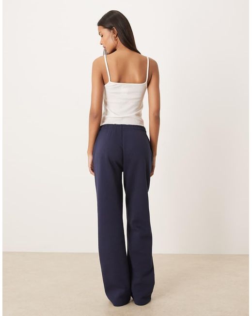 Gina Tricot Blue Loose Fit Straight Leg joggers