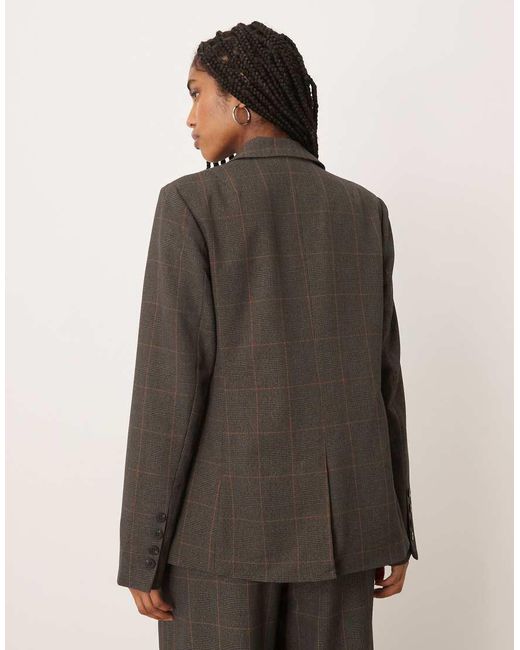 Vila Brown Tailored Blazer Co-ord