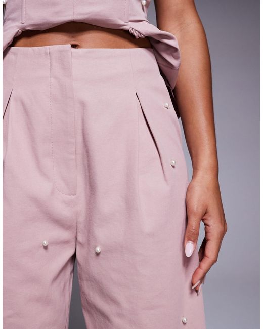 ASOS Pink – barrel-leg-hose