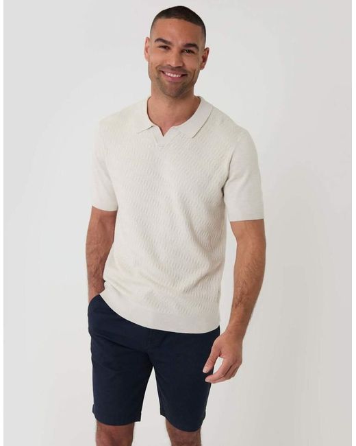 Threadbare Blue Elasticated Waist Stretch Chino Shorts for men