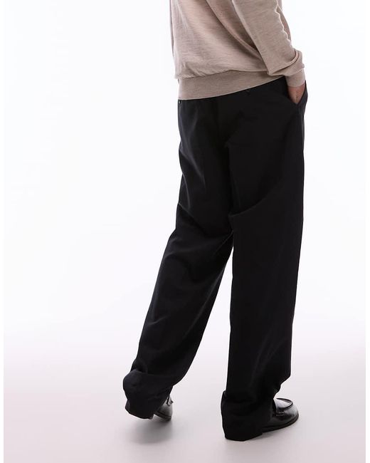 Pantalones De Sastre De Pernera Holgada Con Pinzas De ARKET de hombre de color Blue
