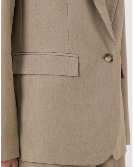 Vila Natural Tailored Blazer Co-ord