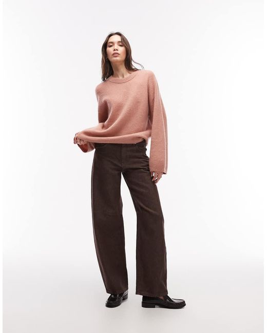 ARKET Pink Super Soft Alpaca And Wool Relaxed Sweater