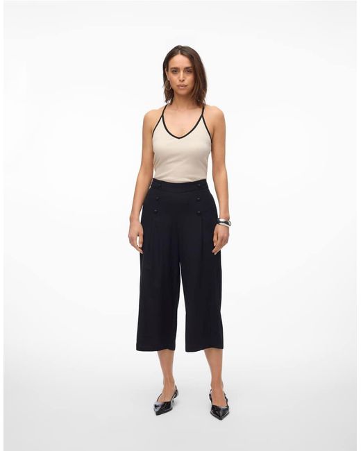 Vero Moda Blue Culotte Trousers