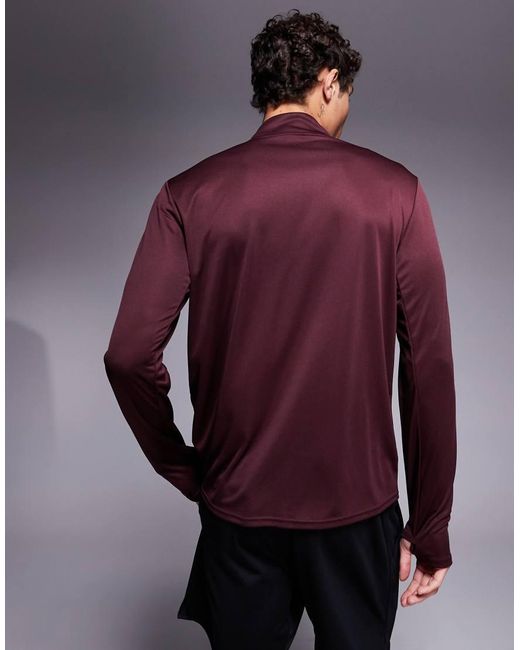Nike Purple Pacer Dri-Fit 1/4 Zip Top for men