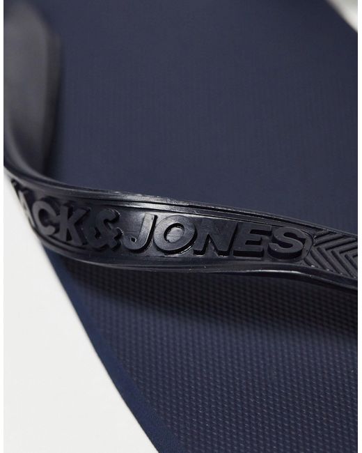 Jack & Jones Blue Logo Flip Flop for men