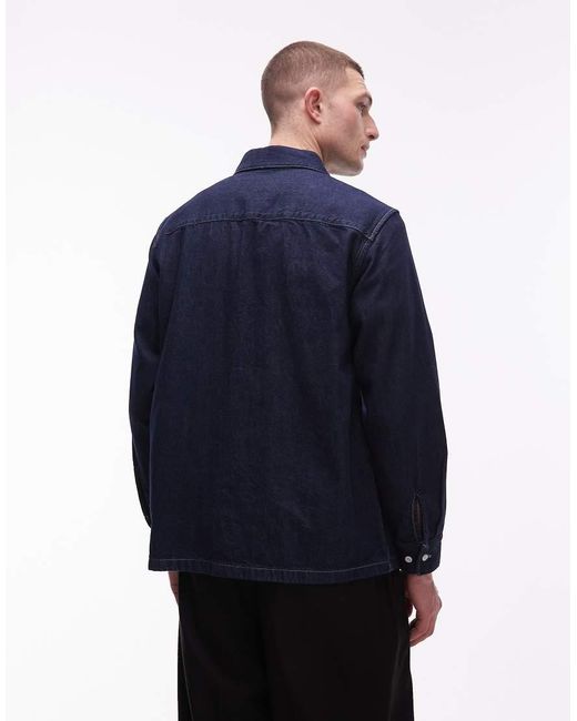 Levi's Blue Workwear Denim Overshirt for men