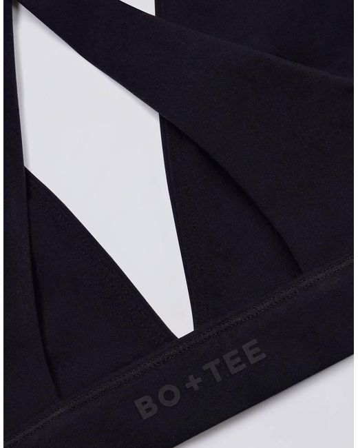 BO+TEE Black Bo+tee Racer Back Bra