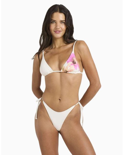 Billabong Natural Sunny Shore Slide Triangle Bikini Top