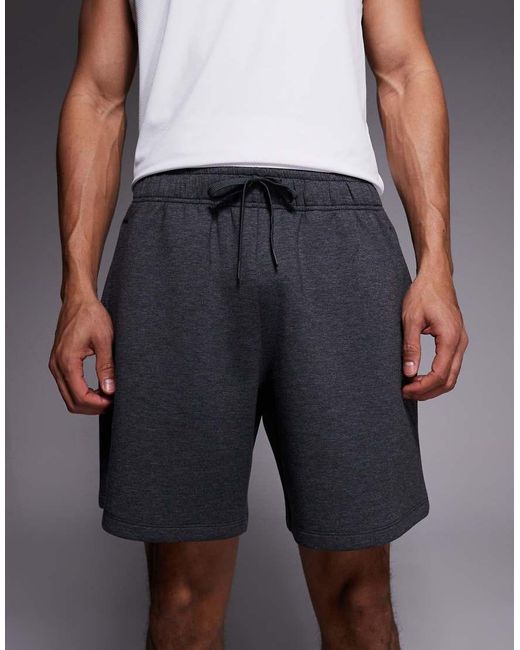 4505 Blue Performance Sweat Shorts With Zip Pockets for men