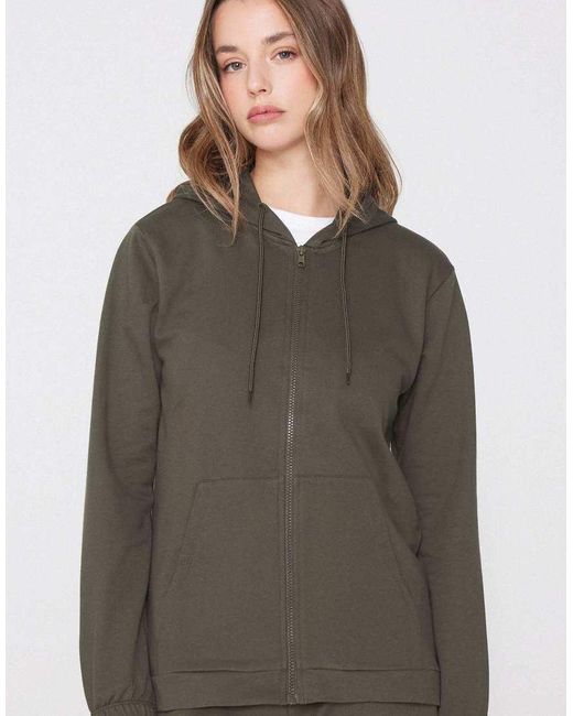 Tezenis Green Lightweight Hooded Sweatshirt